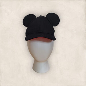 Disney Junior Toddler Mickey Ears Black Red Cap